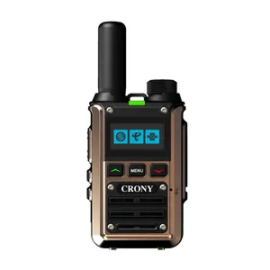 Crony Factory Wholesale Price Cat.1 Steel-Like Metal Shell Up To 100 Groups Sim Card Ptt Poc 4G Radio