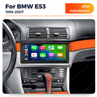 MEKEDE 10.33 pouces Android voiture Headunit Navigation GPS pour BMW E53 1996-2007 X5 E39 M5 E38 FYT 7862S 8 Core CPU avec ventilateur de refroidissement