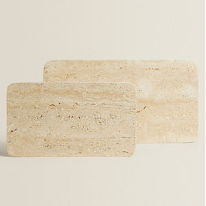 <span class=keywords><strong>Vassoio</strong></span> in Pietra Naturale OEM Terrazzo Resina Marmo, Piatto per Gioielli, <span class=keywords><strong>Vassoio</strong></span> per Accessori <span class=keywords><strong>da</strong></span> Bagno in Terrazzo per Hotel - Product Image 2