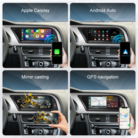 Autoradio Linxu System 8,8 Pouces pour Audi A4 A5 WIFI SIM Carplay GPS Navi Stéréo Android Auto Écran Tactile Youtube MP3 USB DVR