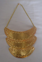 18k plaqué or chaîne de collier en laiton