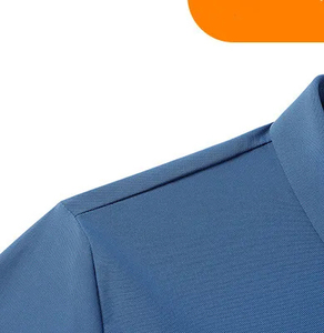 Chemise de golf boutonnée respirante pour hommes T-shirt polo décontracté à manches courtes grande et grande coupe ajustée - Product Image 6