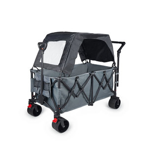 Tùy Chỉnh Trẻ Em Mua Sắm Cắm Trại Thể Thao Di Động Toa Xe 4 Bánh Xe Bãi Biển Toa Xe Với Tán - Product Image 3