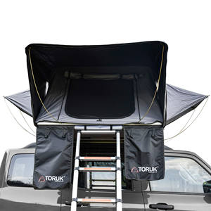 Nouvelle tente de toit rigide pour voiture, imperméable, rouge, pour le camping, les voyages, abri pliable carré pour garage, 2 personnes - Product Image 4