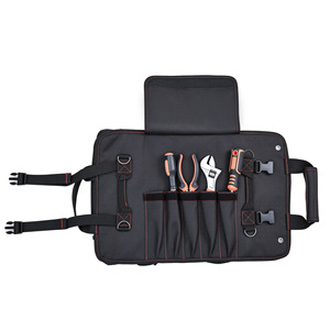 กระเป๋าใส่เครื่องมือแบบม้วน J-002 กันน้ำ บุโพลีเอสเตอร์หนา ปิดด้วยหัวเข็มขัด มีหูหิ้วด้านบน สำหรับเครื่องมือช่างไฟฟ้าและฮาร์ดแวร์ - Product Image 5