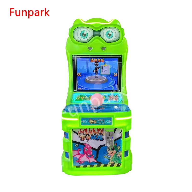 Console per macchine da gioco parkour per bambini a gettoni presso l'attrezzatura per l'intrattenimento dei bambini del centro commerciale