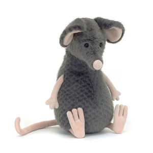 Peluche Jelly Cat <span class=keywords><strong>Rat</strong></span> Comforter Lachlan, <span class=keywords><strong>Rat</strong></span> Triste, Jouet en Peluche de Haute Qualité, Poupée de la Forêt Douce et Moelleuse, Idéal pour un Cadeau d'Anniversaire - Product Image 1