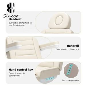 High-<b>end</b> Modern Luxury Beauty Salon Furniture Electric Facial Spa Massage <b>Bed</b> 4 Motor Eyebrow Makeup Beauty Tattoo <b>Bed</b> - Product Image 4