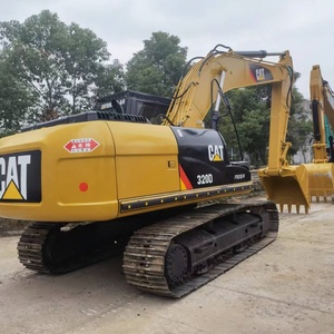 Excavadora CAT 320D de Segunda Mano, Excavadora Grande sobre Orugas, Rendimiento Estable, Gran Potencia, para Trabajos de Canteras, Construcción de Carreteras y Cimentaciones - Product Image 1