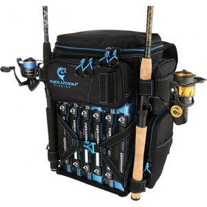 Muestra gratuita: Mochila de pesca impermeable con funda protectora para la lluvia, incluye 4 cajas para aparejos. - Product Image 1