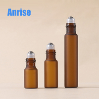 Logo du client givré 3ml rouleau sur bouteille d'huile de parfum 10ml avec boîte mat 5ml bouteille de parfum d'huile pour les lèvres rouleau sur/rouleau emballage