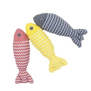Jouets pour chats en lin réaliste, poissons à la catnip, jouets de dentition pour chats, bâtons de chatouillage pour chatons, divertissement et amusement pour les chatons - Product Image 2