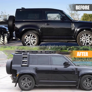 Nouveau spoiler de voiture en ABS à installation par clip OEM, aileron arrière pour <span class=keywords><strong>Land</strong></span> Rover Defender 90 110 130 - Product Image 3