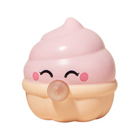 Plastic Fruit Squishy Bellenblaas Speelgoed Creatief Pop Eye Langzaam Stijgend Stressverlichting Fidget Leuk Cadeau Decompressie Knijpen Meisjes