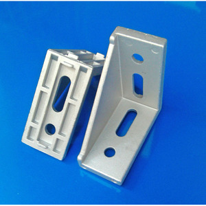 4590 Angle Bracket 88x88x42mm Aluminum Industrial Profile Connector Panel Mount - Product Image 4