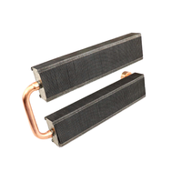Usine en forme de U Zipper Fin Heat Pipe 30CFM cuivre liquide refroidissement dissipateur de chaleur avec ventilateurs à haute efficacité pour application CPU