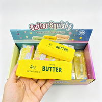 72 PACK US RTS Super Soft Non-toxic 4oz vaseline Butter Stick Squishy Anti-anxiety Squeeze Sensory Promotion Toy with Box for Kid