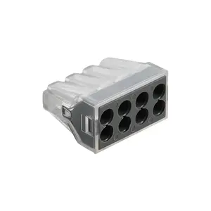 Proveedor de China, conectores rápidos de cable, conector de terminal eléctrico 32a, Conector de empuje de 8 pines