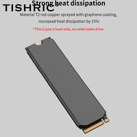 TISHRIC Radiateur Graphène M.2 Solid Universal Heatsink Cooler pour 2280 NVME NGFF M.2 2280 Soliaa-State Heatsink