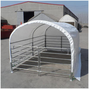 Tentes d'abri à vendre, préfabriquées en bâche PVC, étables pour bétail, tentes pour animaux, abris portables pour animaux d'élevage - Product Image 2