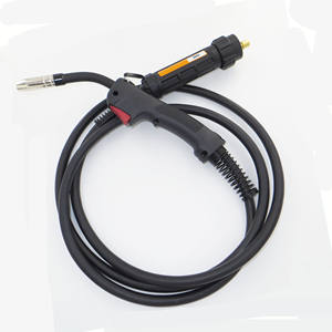 <span class=keywords><strong>MIG</strong></span>-pistola de soldadura de estilo BINZEL, soplete de soldadura <span class=keywords><strong>MIG</strong></span> <span class=keywords><strong>MB15</strong></span> MB25 MB36 MB40 CO2 refrigerado por Gas 3M/4M/5 M, Adaptador europeo - Product Image 1