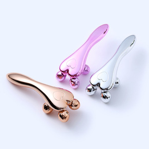 Instrumento de belleza para el hogar 360 cabezales giratorios Masajeador de rodillos 3D Estiramiento facial Reafirmante Herramienta para el cuidado de la piel - Product Image 1