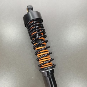 CQHZJ 摩托车悬架系统 420mm 可调双弹簧后减震器 适用于 BAJAJ BM150 - Product Image 1