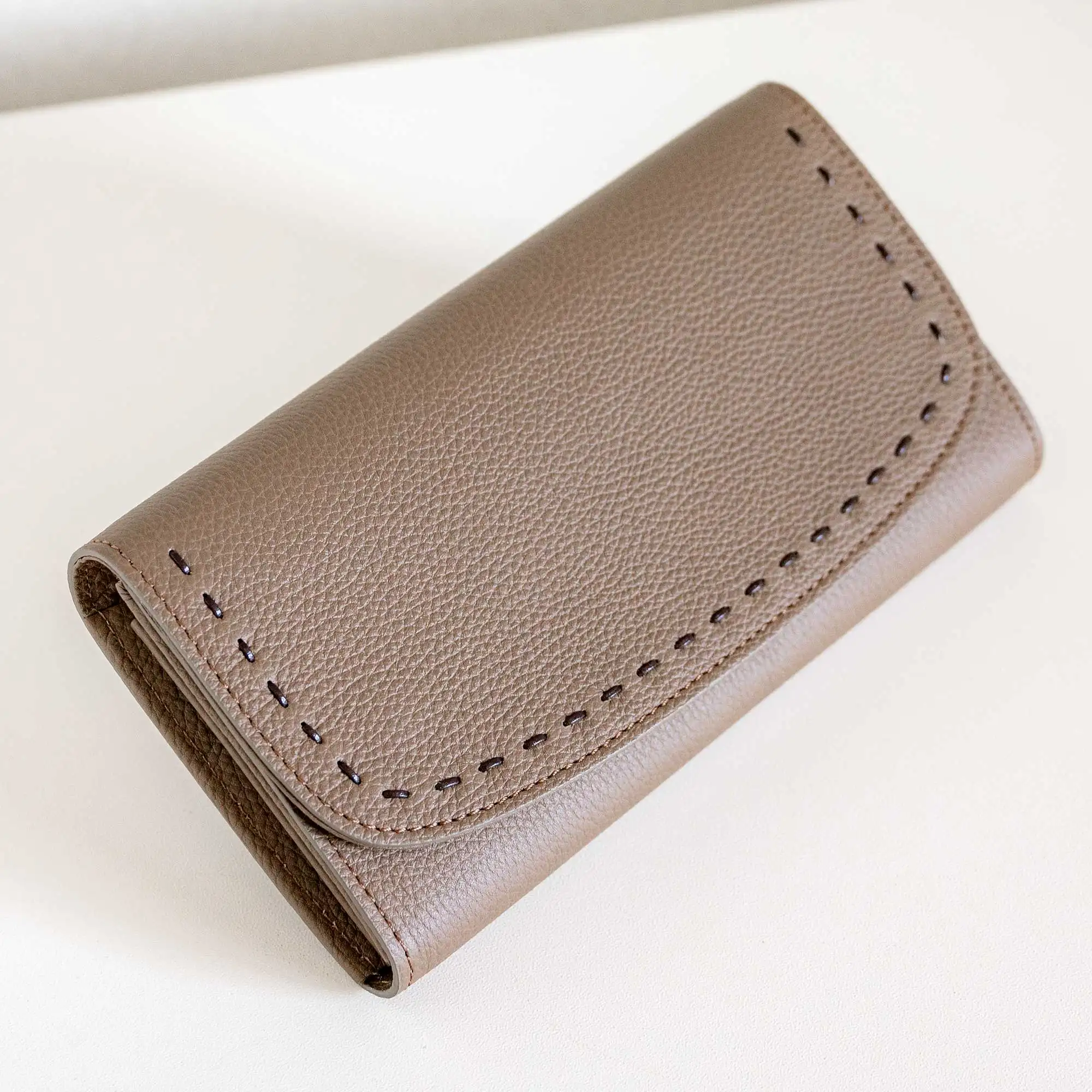 Comfort simple unisex handmade fashionable leather wallet women