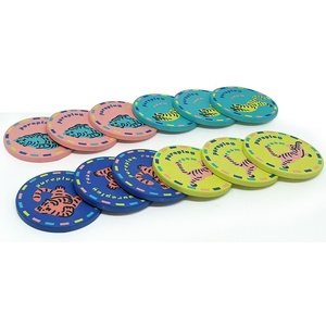 Jetons de <span class=keywords><strong>poker</strong></span> en céramique unis professionnels de 10 g, 39 mm, couleurs, casino de qualité supérieure, sans MOQ, logo tigre personnalisé pour le <span class=keywords><strong>tour</strong></span> de <span class=keywords><strong>poker</strong></span> européen - Product Image 2