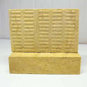 Panneau de laine de roche 80 mm d'épaisseur, densité 100 kg, isolation rigide pour murs et toitures de bâtiments - Product Image 1