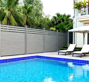 Mejora la privacidad exterior <span class=keywords><strong>para</strong></span> villas, <span class=keywords><strong>apartamentos</strong></span> y casas de <span class=keywords><strong>vacaciones</strong></span> <span class=keywords><strong>con</strong></span> cercas de aspecto de madera natural WPC. - Product Image 6