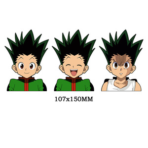 Adesivi con Motivi <span class=keywords><strong>Hunter</strong></span> GON FREECSS e <span class=keywords><strong>Killua</strong></span> Zoldyck, Decalcomanie Anime 3D Olografiche con Effetto Movimento Lenticolare - Product Image 2