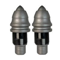 Drillmore TCE55/25C Forets coniques en acier 42CrMoA à dents coniques, tiges rondes, pour tarières de forage de fondations et godets