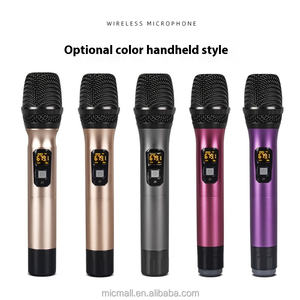 Vente populaire de microphone sans fil karaoké à bas prix Microphone Lavalier sans fil pour la diffusion en direct - Product Image 2