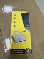 Hub USB-C 3.1 haute vitesse, convertisseur USB-C portable, HDTV 4K, USB-C PD, charge, DP, DVI, HD vers VGA, hub pour Macbook Pro Dock
