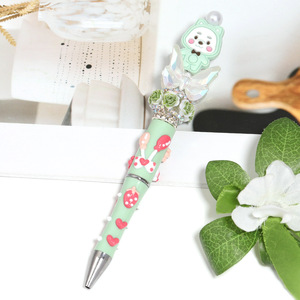 Perles d'espacement en <span class=keywords><strong>diamant</strong></span> sur mesure Duolang, nouveau design de fleur de rose, acrylique, en vrac, pour la fabrication de chaînes de téléphone portable, de porte-clés, de bijoux - Product Image 2