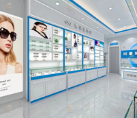 Offre Spéciale en bois lunettes de soleil support lunettes vitrine vitrine pour optique magasins centre commercial kiosques lunettes vitrine kiosque