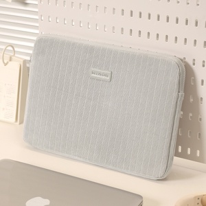New-style Corduroy <b>Laptop</b> Bag for Apple/Huawei/ 14-inch/15.6-inch Models; Ultra-Lightweight Stowable for On-the-Go Use - Product Image 6