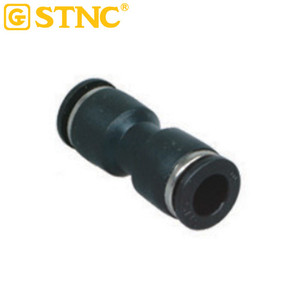 Conector Rápido de Empuje Recto de la Serie <span class=keywords><strong>YPU</strong></span> Gris Blanco de STNC, Conexión de Un Toque para Piezas Neumáticas - Product Image 4