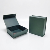 Emballage de boîte rigide personnalisée en papier couché, pliable, magnétique, boîte cadeau rigide