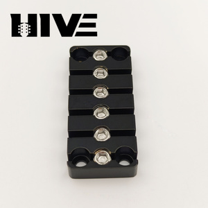 HIVE - Fijador <span class=keywords><strong>de</strong></span> <span class=keywords><strong>Cuerdas</strong></span> <span class=keywords><strong>de</strong></span> Cobre Fino para Guitarra sin Cabeza, Puente <span class=keywords><strong>de</strong></span> Guitarra <span class=keywords><strong>de</strong></span> 6 <span class=keywords><strong>Cuerdas</strong></span>, Pestillo para Guitarra sin Cabeza - Product Image 4