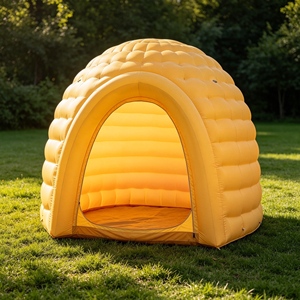 Tente de camping gonflable coupe-vent personnalisée, tente gonflable imperméable et fiable pour séjour en plein air - Product Image 3