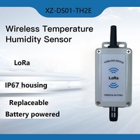 Capteur de température et d'humidité sans fil IoT LoRa pour l'agriculture en intérieur et en extérieur