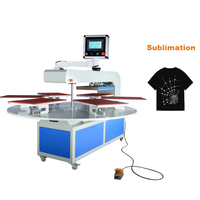 Presse à chaud pneumatique semi-automatique à plateau plat pour t-shirts, neuve