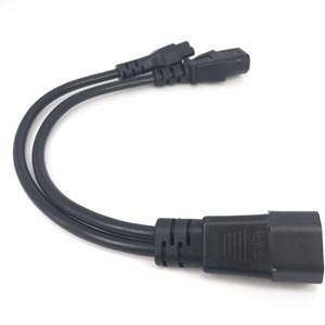 Dây Nguồn Chia Loại Y, Đầu Cắm 3 Chấu Phích Cắm IEC320 C14 Bộ Chuyển Đổi Nguồn AC Cho Đầu Cắm C13 + C5 Cái - Product Image 4