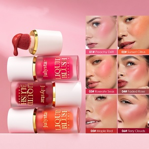 Rubor Líquido de Larga Duración, de Alta Calidad, Duradero, con Cabezal de Brocha Mate que Realza el Color, Portátil, de Doble Uso para Labios y Mejillas - Product Image 2