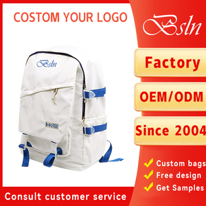 Tùy chỉnh phong cách Unisex Ba lô cho học sinh trung học, đơn giản đôi vai Trọng lượng nhẹ trường Túi máy tính Ba lô - Product Image 5