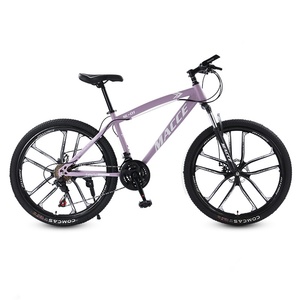 Vélo de montagne tout-terrain pour adultes et étudiants, cadre en acier haute teneur en carbone 24/26 pouces, frein à disque mécanique, absorption <span class=keywords><strong>des</strong></span> chocs - Product Image 5