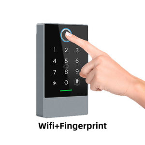 Serrure de porte intelligente avec lecteur de carte de contrôle d'accès à écran tactile TTLock 13,56 MHz, étanche IP67, application mobile TTLock BLE Wifi - Product Image 3