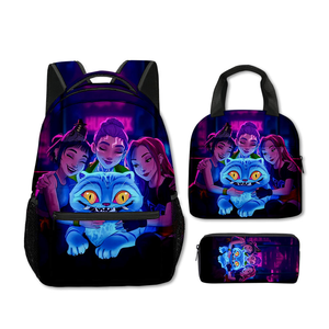Mochilas Escolares Personalizadas de Fábrica con Diseño de Dibujos Animados de Kpop Demon Hunters, Bolsas Deportivas para Campamento, Ligeras y Duraderas para Niños - Product Image 2